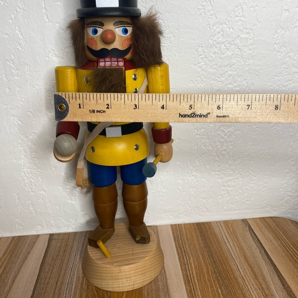 Stracoland Colmnitz Nutcracker Officer No Cannon 15” Handmade from Germany - Picture 11 of 11